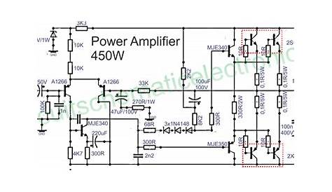 450W Power amplifier