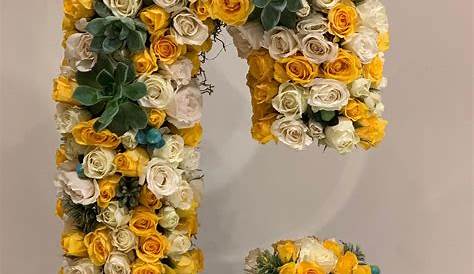 Floral Letter, Customized flower letters by Laazati in Glendale, CA