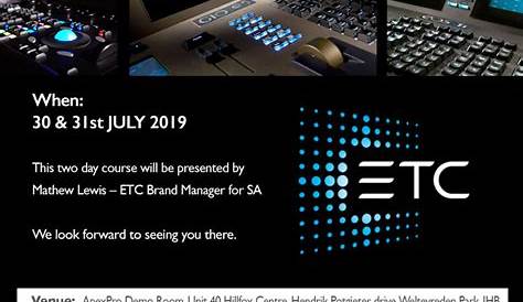 ApexPro invites you to ETC EOS Family Console Training - ApexPro