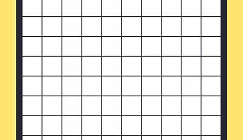 10 Best Printable Blank 100 Grid Chart PDF for Free at Printablee.com