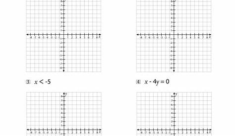graphing equations worksheet