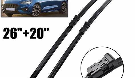 Erick's Wiper Lhd Front Wiper Blades For Ford Focus 4 2018 - 2023 Mk4