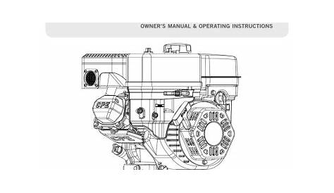 REPLACEMENT ENGINE 196cc 100220 OWNER’S MANUAL & OPERATING INSTRUCTIONS