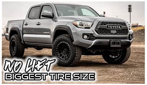 Top 84+ about toyota tacoma tire size latest - in.daotaonec