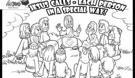 Jesus And His Disciples Coloring Pages at GetColorings.com | Free