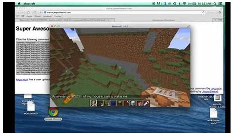 How To Copy And Paste Words Into Minecraft (MAC) - YouTube