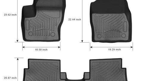 For Ford Explorer Floor Mats Front Rear Carpet Auto Mat All Weather