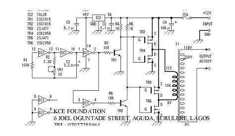 250 to 5000w inverter circuit diagram