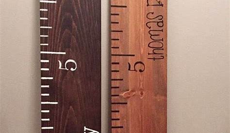 Personalized Growth Chart Ruler. Giant Ruler. Wooden Ruler.