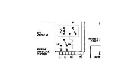 ford probe headlight motor wiring diagram