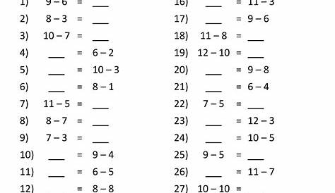 subtraction worksheets for grade 3