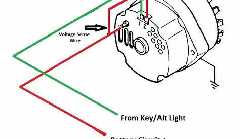 generic alternator wiring diagram