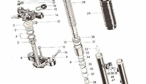 Dan's Motorcycle "Exploded Front Forks"