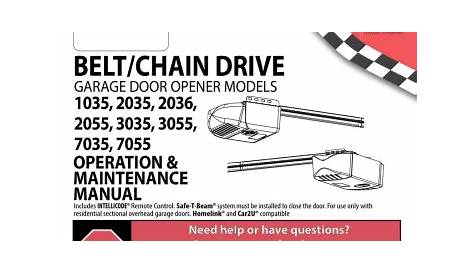 Genie 1035-V Chain Drive 500 1/2 HPc Durable Chain Drive Garage Door