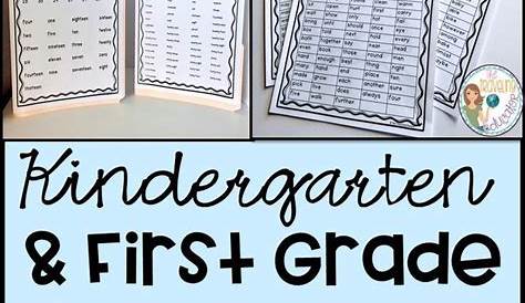 End of the Year Assessment for Kindergarten and First Grade | First