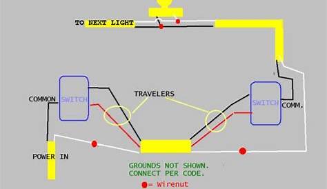 3 way electrical circuit diagram