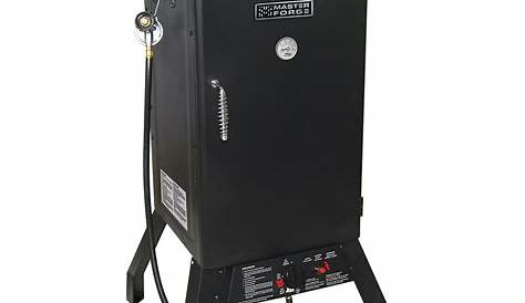 Shop Master Forge 20-lb Cylinder Manual Ignition Gas Vertical Smoker