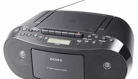 Sony CFD-S50 CD Radio Cassette Recorder Manual | HiFi Engine