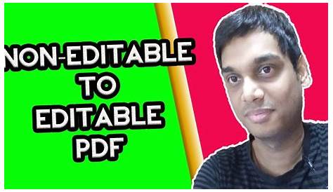 save editable pdf as non editable