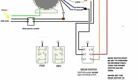 dayton single phase motor wiring diagrams