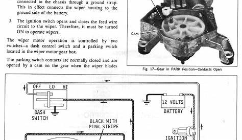wiper motor wiring diagram 68 vette