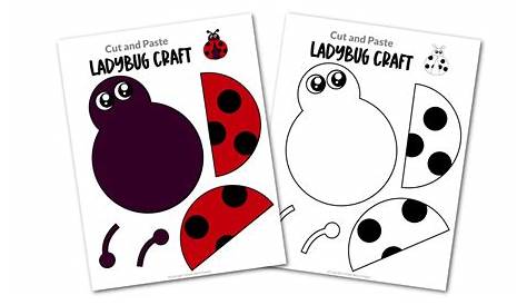 Free Printable Ladybug Craft Template - Simple Mom Project