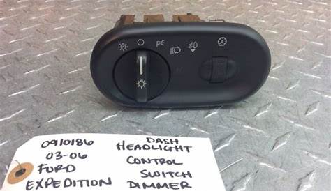 Ford Explorer Expedition Auto Headlight Dash Dimmer Fog Switch 03 04 05