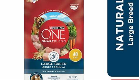 Purina ONE Natural Large Breed Adult Dry Dog Food, SmartBlend Formula