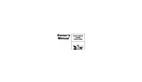 Free Cub Cadet Lawn Mower User Manuals | ManualsOnline.com