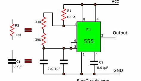Make Simple 555 Inverter circuit using MOSFET | ElecCircuit.com