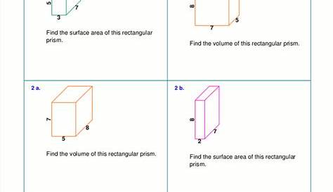 surface area rectangular prism worksheet pdf