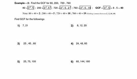 18 Factoring GCF Worksheet / worksheeto.com