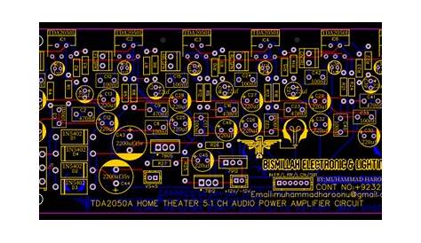 5.1 Home Theater Circuit Board Diagram / The Simplest Audio Amplifier