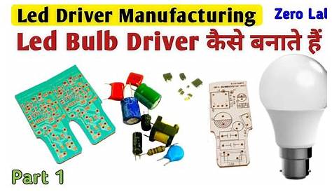 Led Bulb Driver Manufacturing || Led Driver Circuit Components
