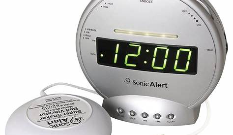 Customer Reviews: Sonic Alert Sonic Boom Alarm Clock Gray SA-SBT425SS
