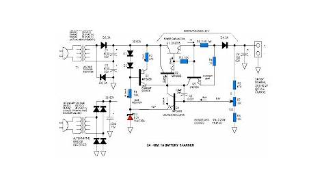 Wiring Material: 24V 36V 48V Battery Charger Circuit