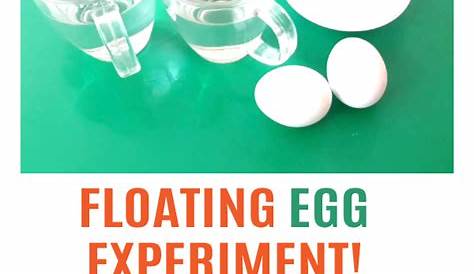 Floating Egg Science Experiment for Kids - 10 Minutes of Quality Time