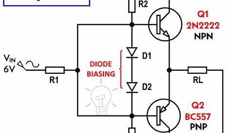 class b amplifier circuit diagram
