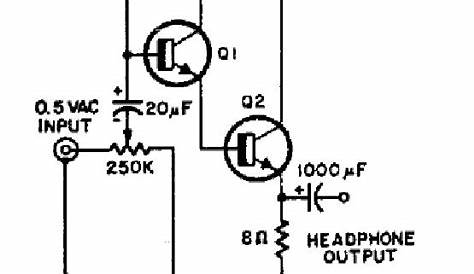 headphone amplifier circuit diagram