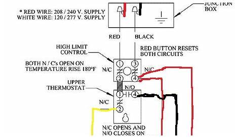 240v water heater wiring