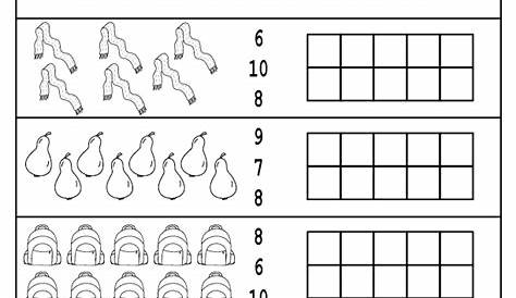 Numbers 1 To 10 Worksheets For Kindergarten - Printable Kindergarten Worksheets