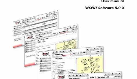 Wurth WoW! 5.00 User Manual | Bluetooth | Software