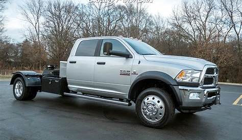 2018 Ram 5500 SLT Crew Cab 84 C/A 4x4 6.7L I6 Diesel Truck LOADED w