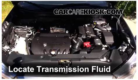 Transmission Fluid Level Check Mitsubishi Outlander Sport (2011-2019