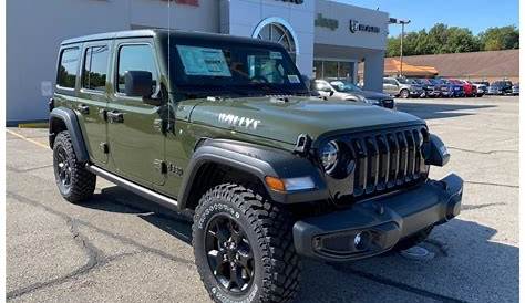 2021 Sarge Green Jeep Wrangler Unlimited Willys 4x4 #139603876 Photo #4 | GTCarLot.com - Car