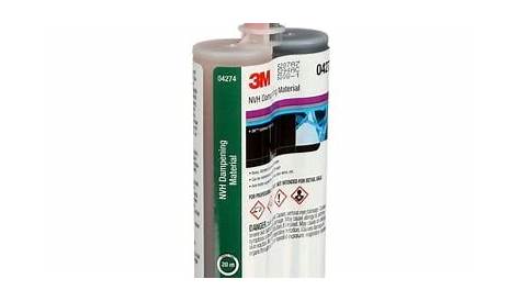3M™ Noise, Vibration & Harshness Dampening Material, 04274, black/clear