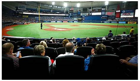 row letter tropicana field seating chart