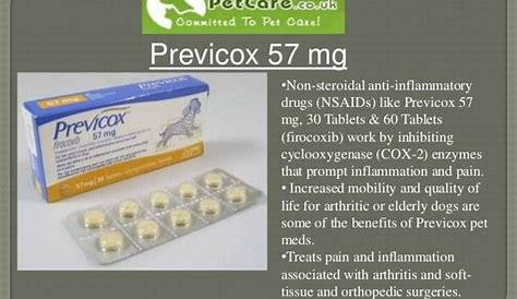 Previcox Dog Dosage Chart Kg