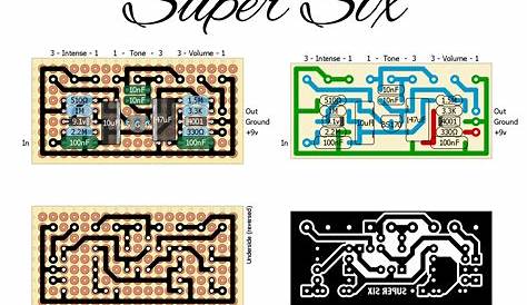Perf and PCB Effects Layouts: Lovepedal Super 6