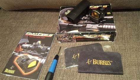 burris fastfire 2 manual